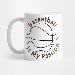 Basketball is my passion Mug